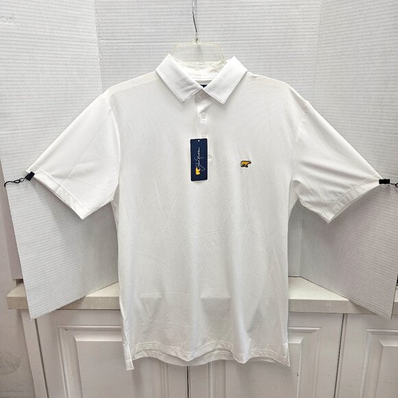 Jack Nicklaus - Bright White Golf Shirt - Picture 1 of 3